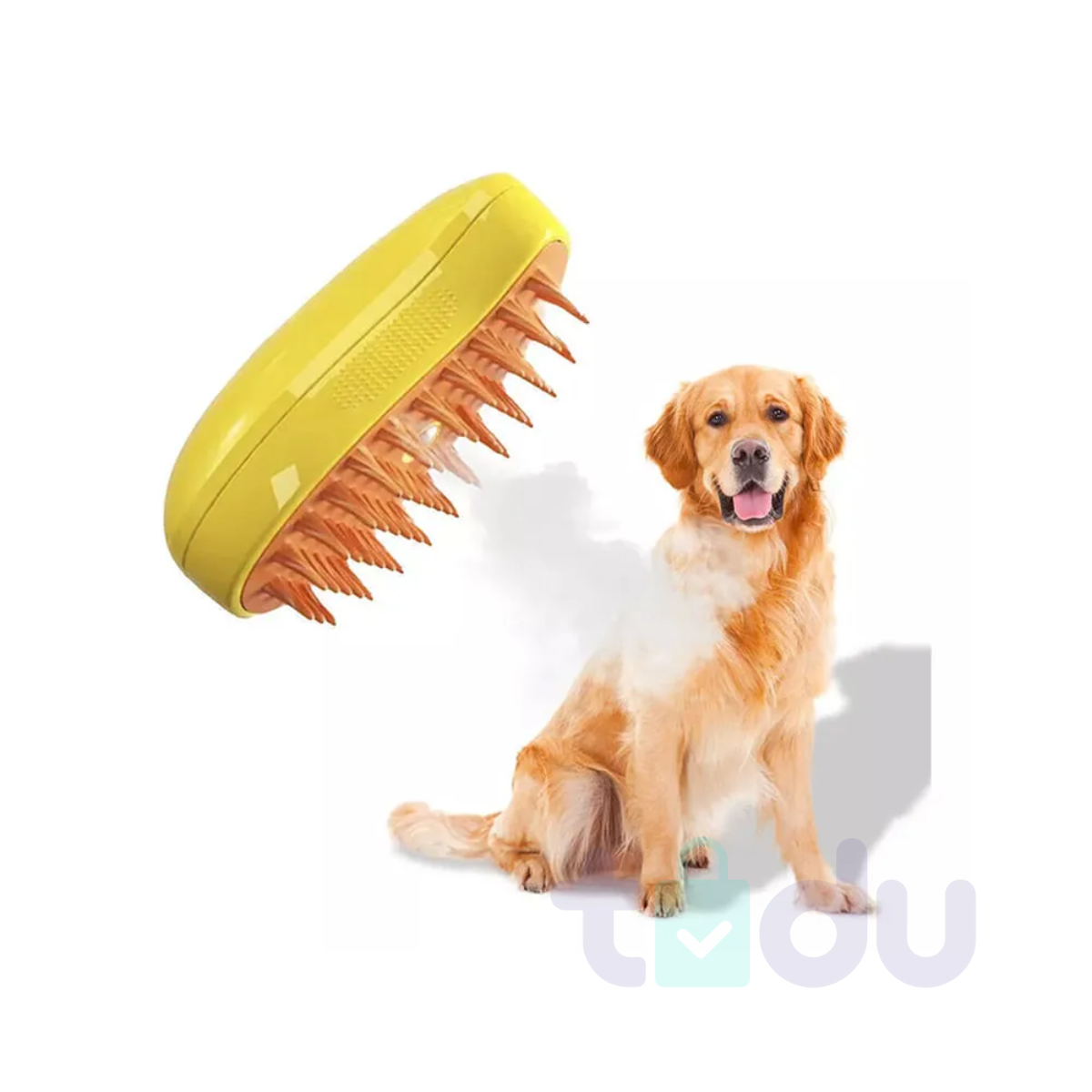 Cepillo vaporizador 3 en 1 para mascotas