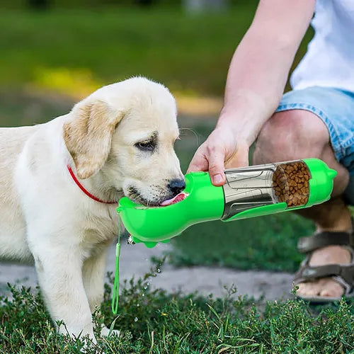 Botella Multifuncional 4 en 1 para mascotas